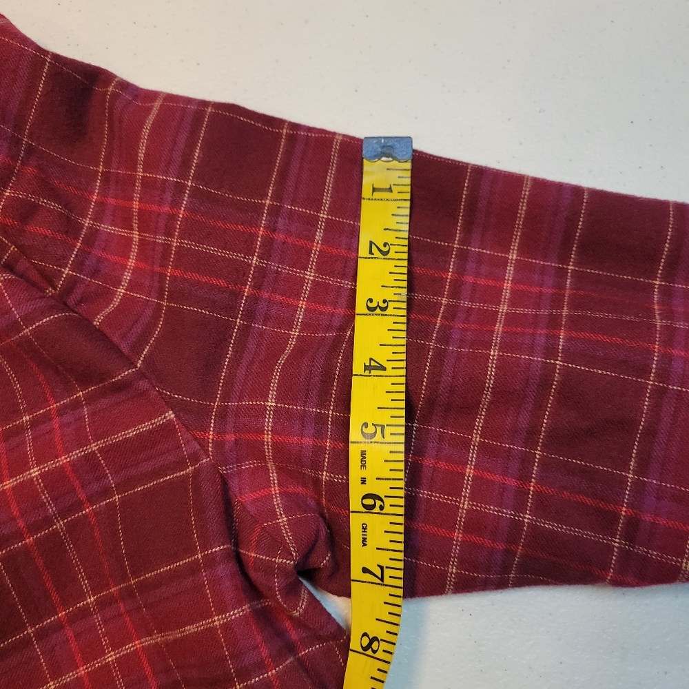 Women's Raspberry Plaid Single-Button Blazer Jacket - Picture 11 of 15